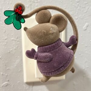 WALLFLOWER (B&BW) Christmas/Xmas/Holiday Mouse